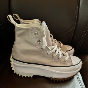 Converse Run Star Hike Platform Leather High Top Sneaker Unisex 4/5.5